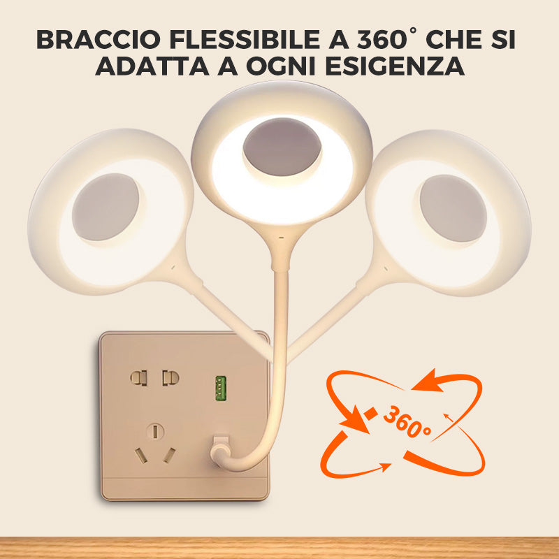Lampada USB LED con comando vocale