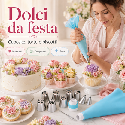 Crea fiori di crema in un gesto, anche se sei alle prime armi