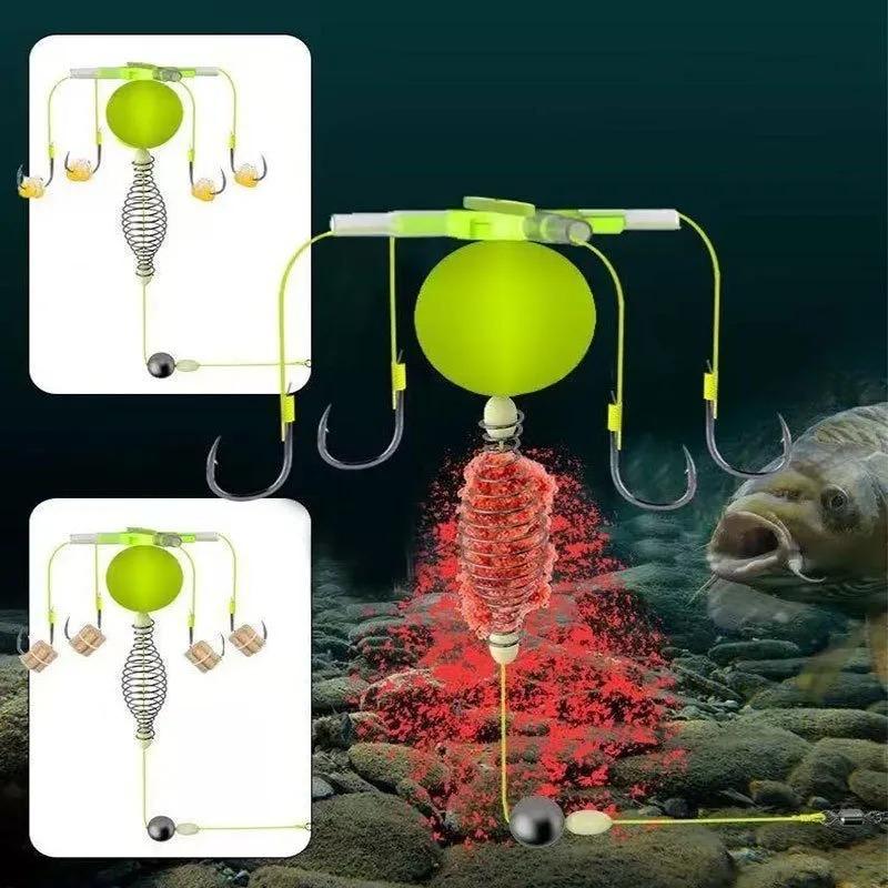 Montatura da pesca con pasturatore a molla🐠