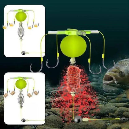 Montatura da pesca con pasturatore a molla🐠