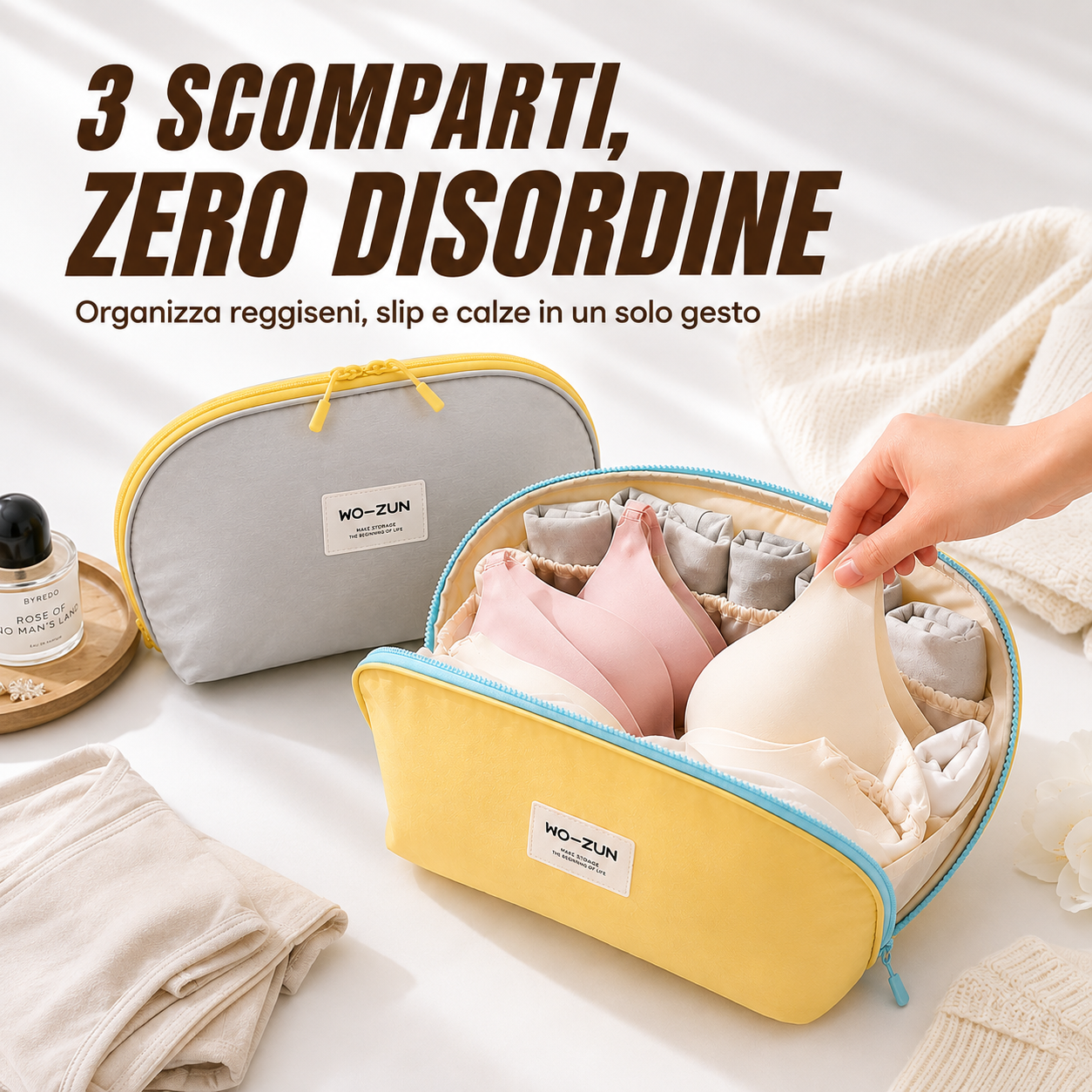 BORSA ORGANIZER PER BIANCHERIA INTIMA