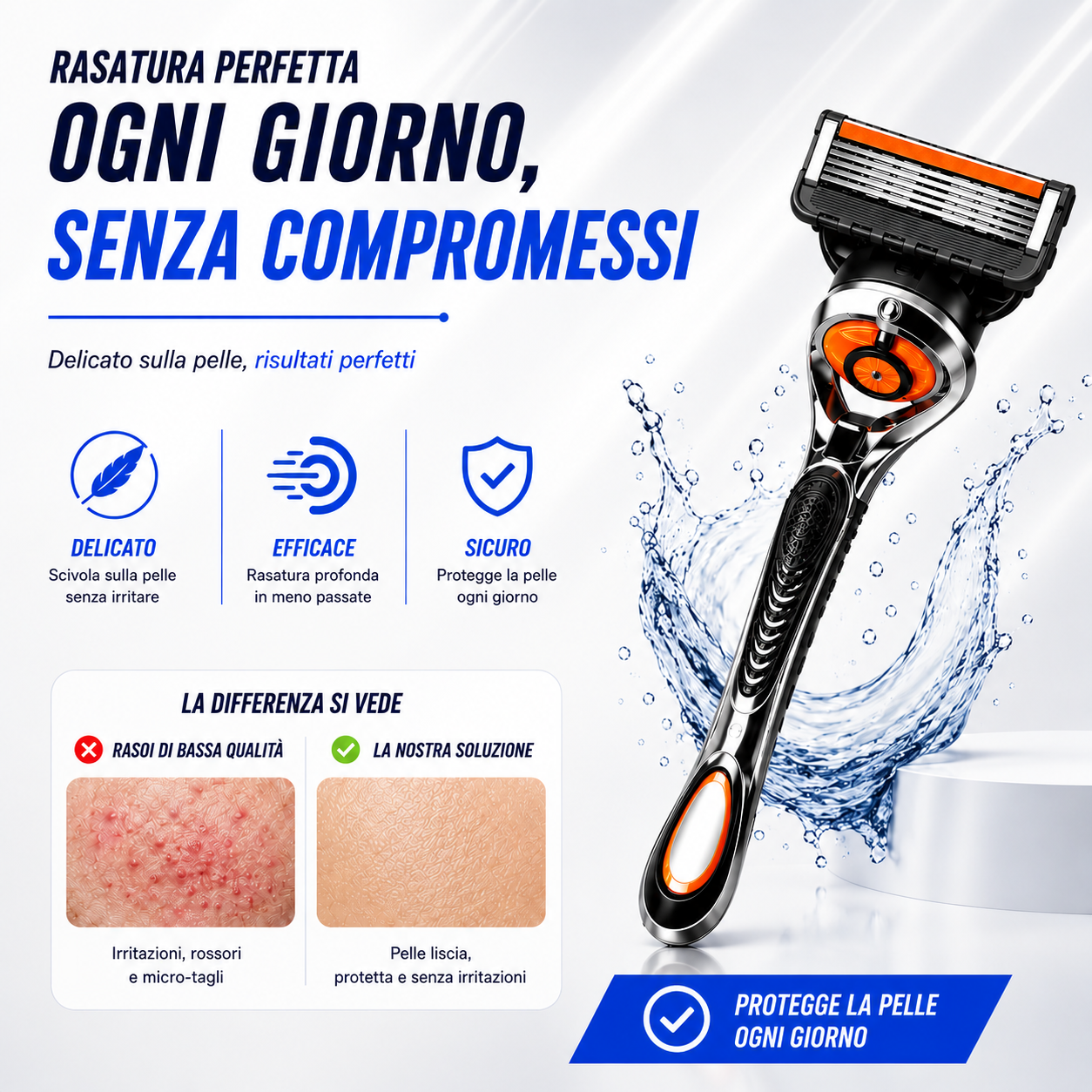 🔥 La nuova generazione del rasoio da uomo