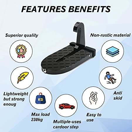 Gradino per portiera auto per accesso al tetto dell'auto