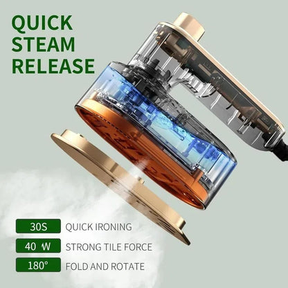 Mini ferro da stiro da viaggio per abiti