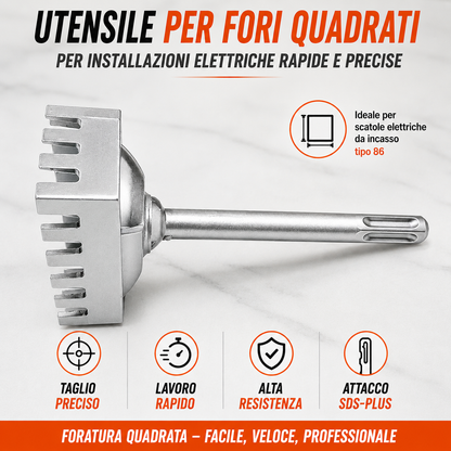 Utensile per apertura scatole elettriche da incasso