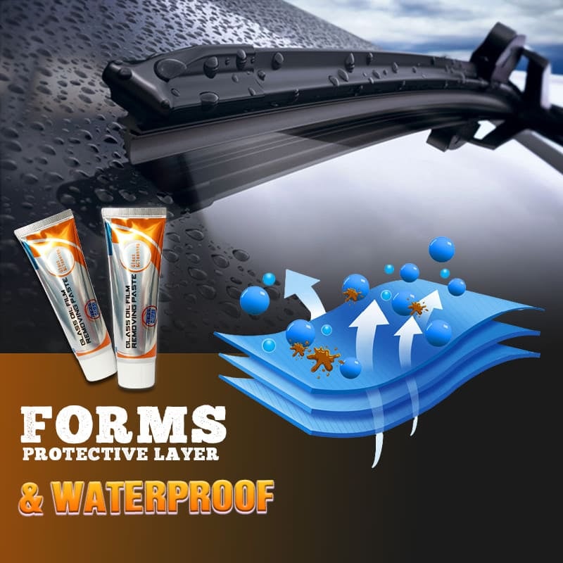 Pasta per la Rimozione della Patina d’Olio dal Vetro