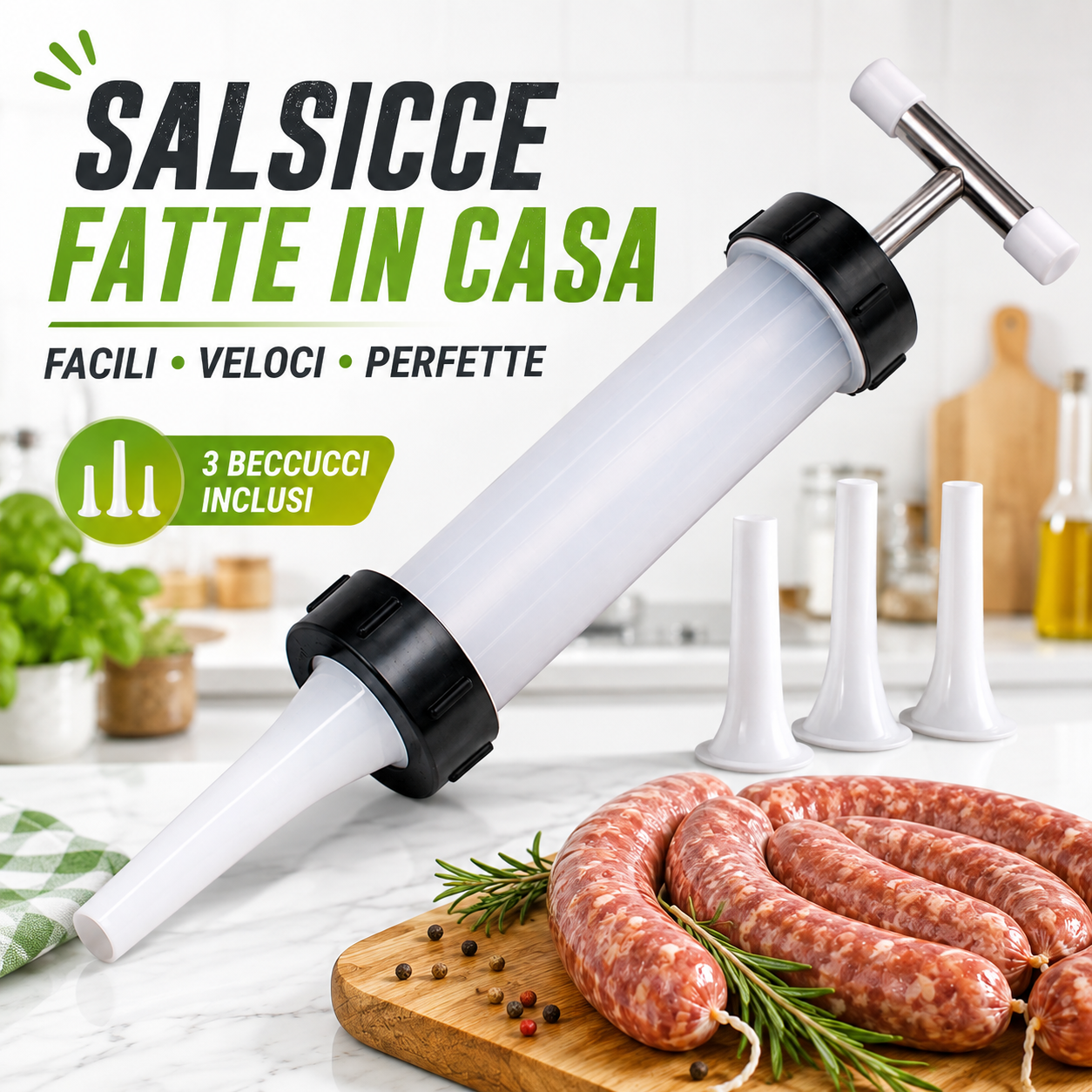 MACCHINA PER SALSICCE MANUALE