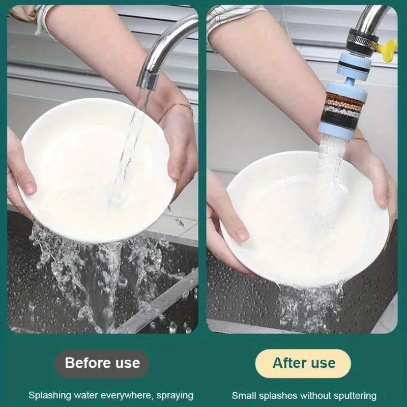 Rubinetto con filtro per l'acqua a 6 strati