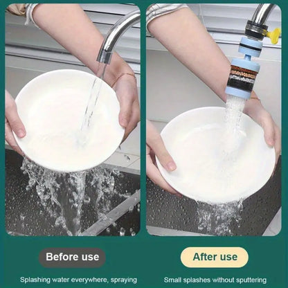 Rubinetto con filtro per l'acqua a 6 strati