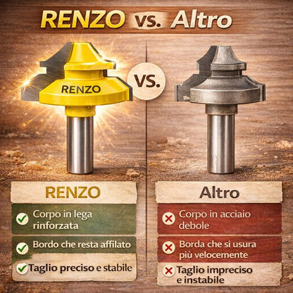 Fresa per giunzioni a 45°