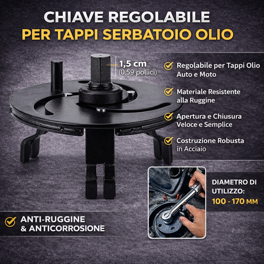 🔥Chiave per tappo del serbatoio carburante dell'auto