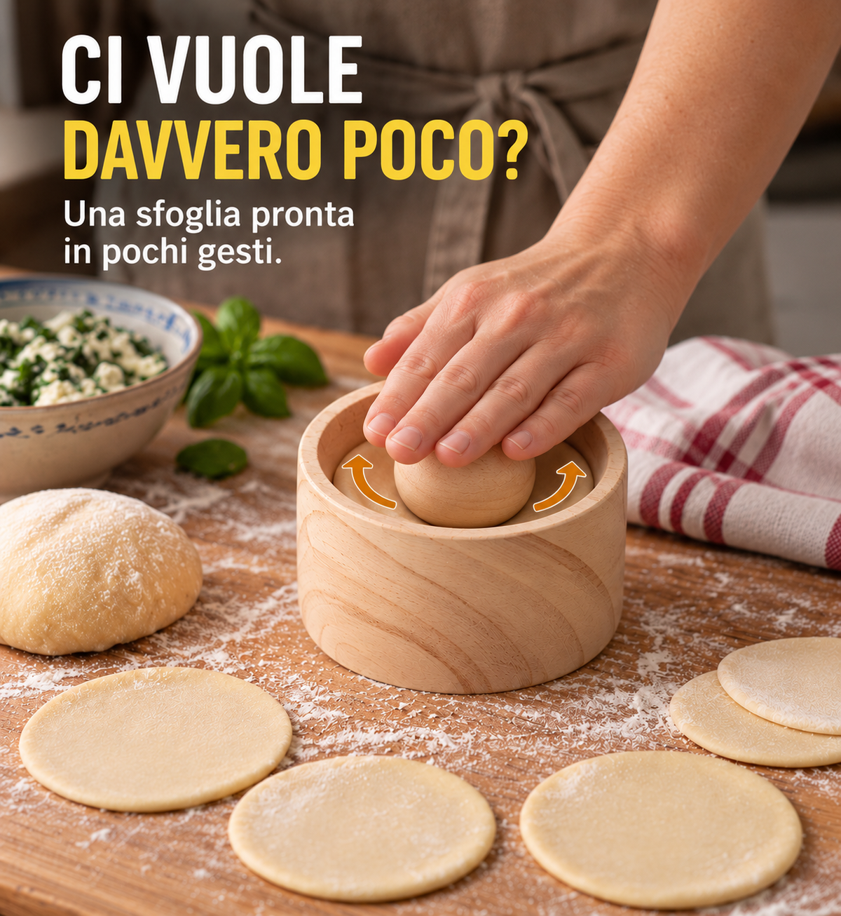 Pressapasta per Ravioli in Legno 🥟