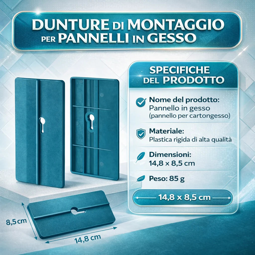 Strumento di montaggio per cartongesso - Montaggio in pochi secondi