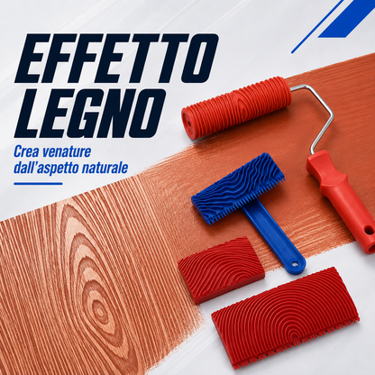✨ Kit 4 Pezzi per Effetto Legno