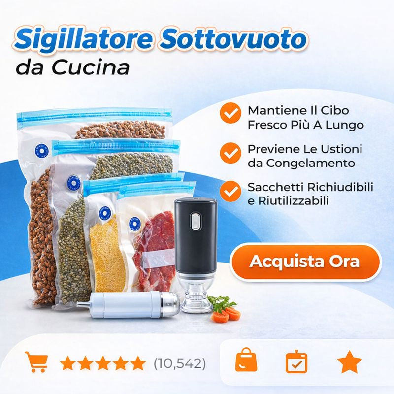 💥Set di sacchetti sottovuoto per cucina