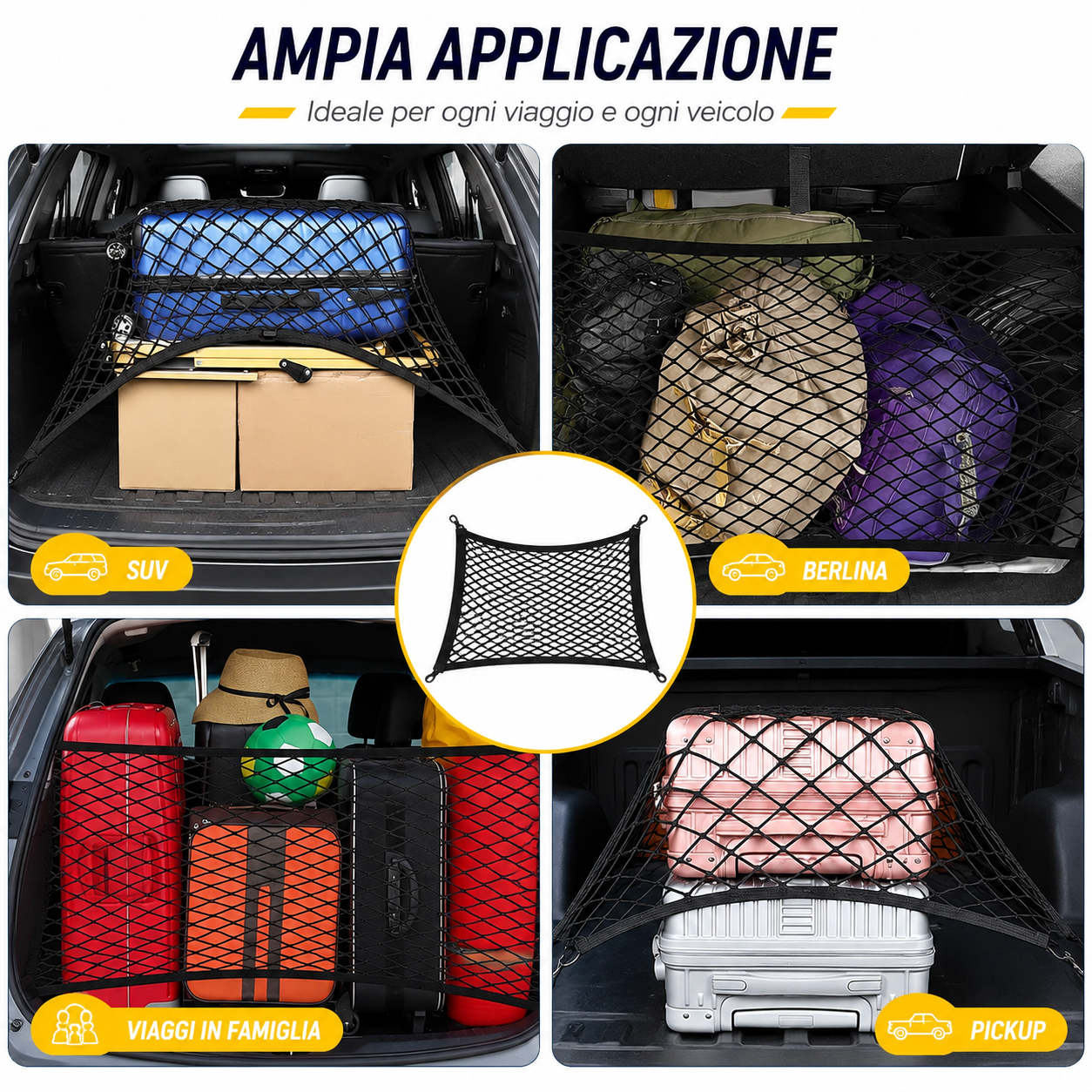 Rete Contenitiva per Bagagliaio
