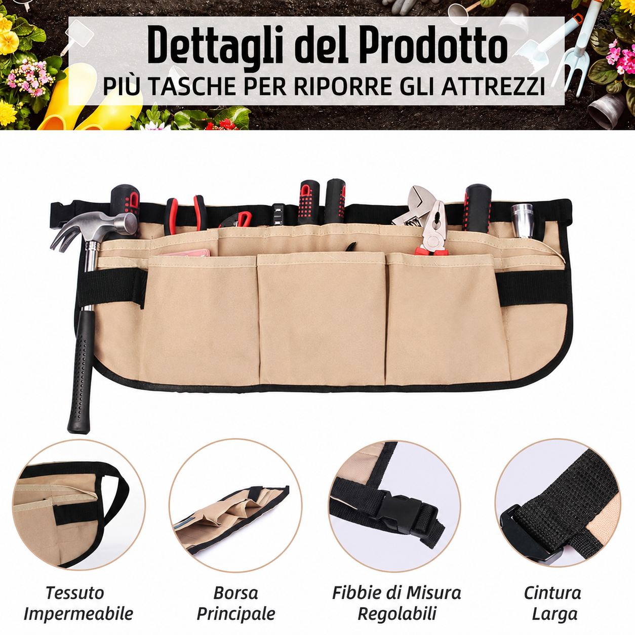 Cintura Porta Utensili Multifunzione 🛠️