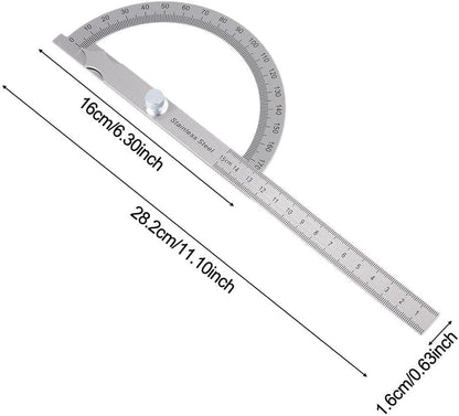 Righello Angolare con Rotazione di 180 Gradi