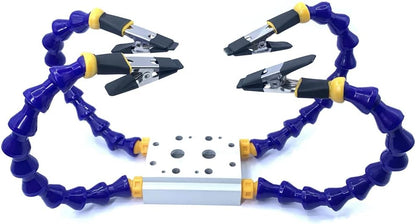 Morsa flessibile per saldatura per componenti elettronici