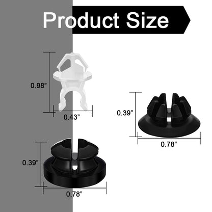 Fermo per asta di supporto cofano