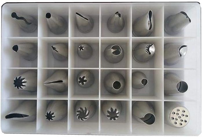 Decorazione per torte con 24 ugelli e sacchetto