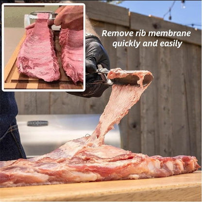 Rimuovi Pelle per Costine alla Griglia