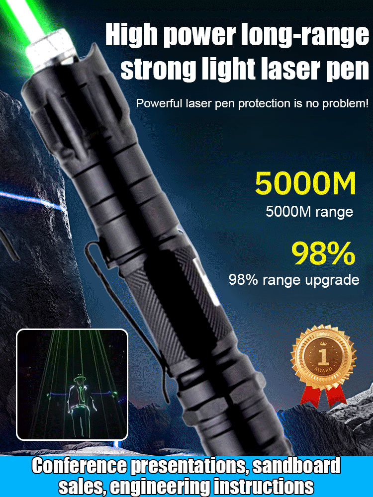 Puntatore Laser Verde ad Alta Potenza