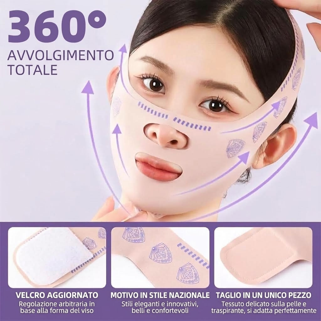 OFFERTA ESCLUSIVA | Fascia riduttore doppio mento