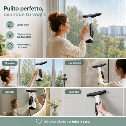 Lavavetri Elettrico con Spray e Aspirazione
