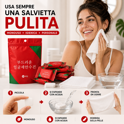 💥Salvietta Viso Compressa Premium Monouso💥
