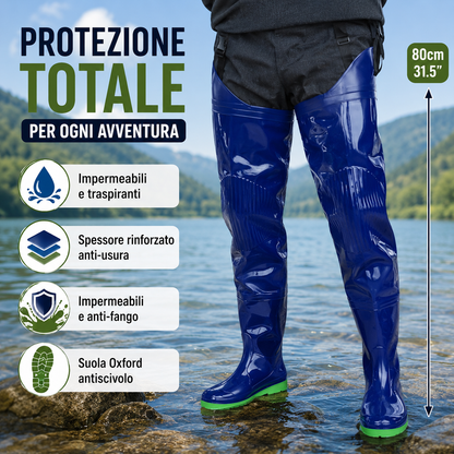 Stivali Cosciali Impermeabili in PVC