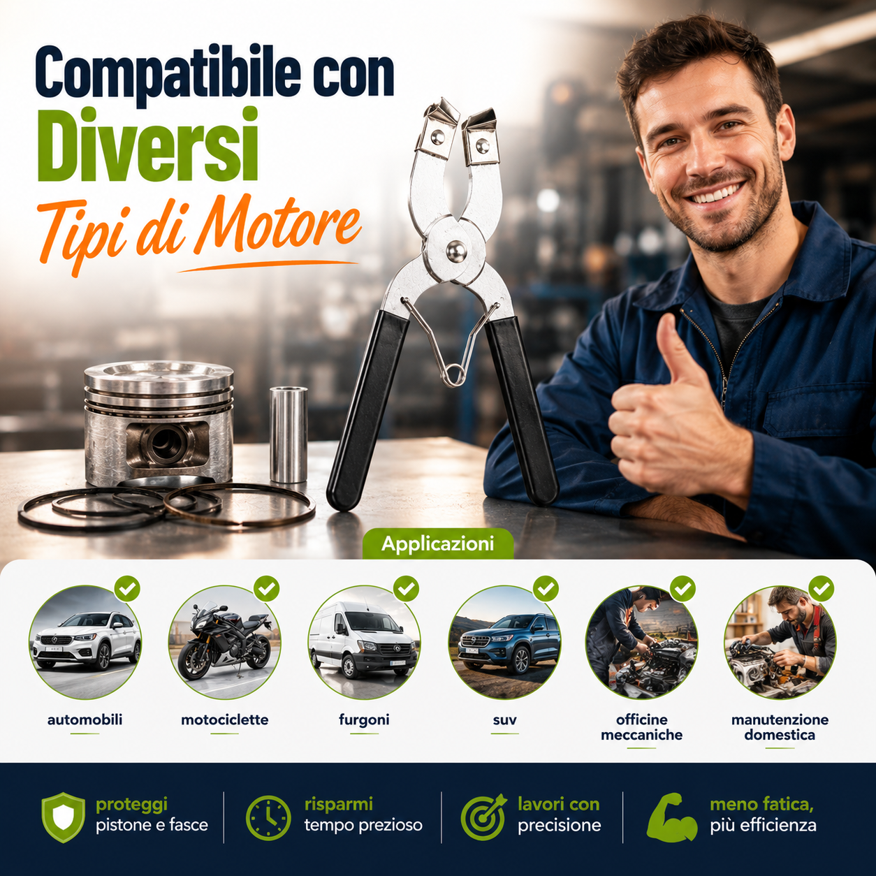 🔧 Pinza per fasce elastiche