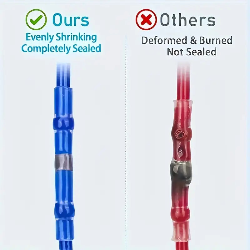 Kit di connettori saldanti per fili