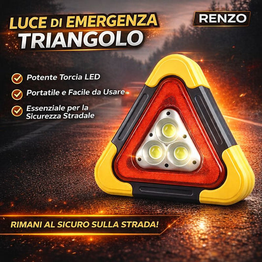 Luce di Emergenza Triangolare Solare