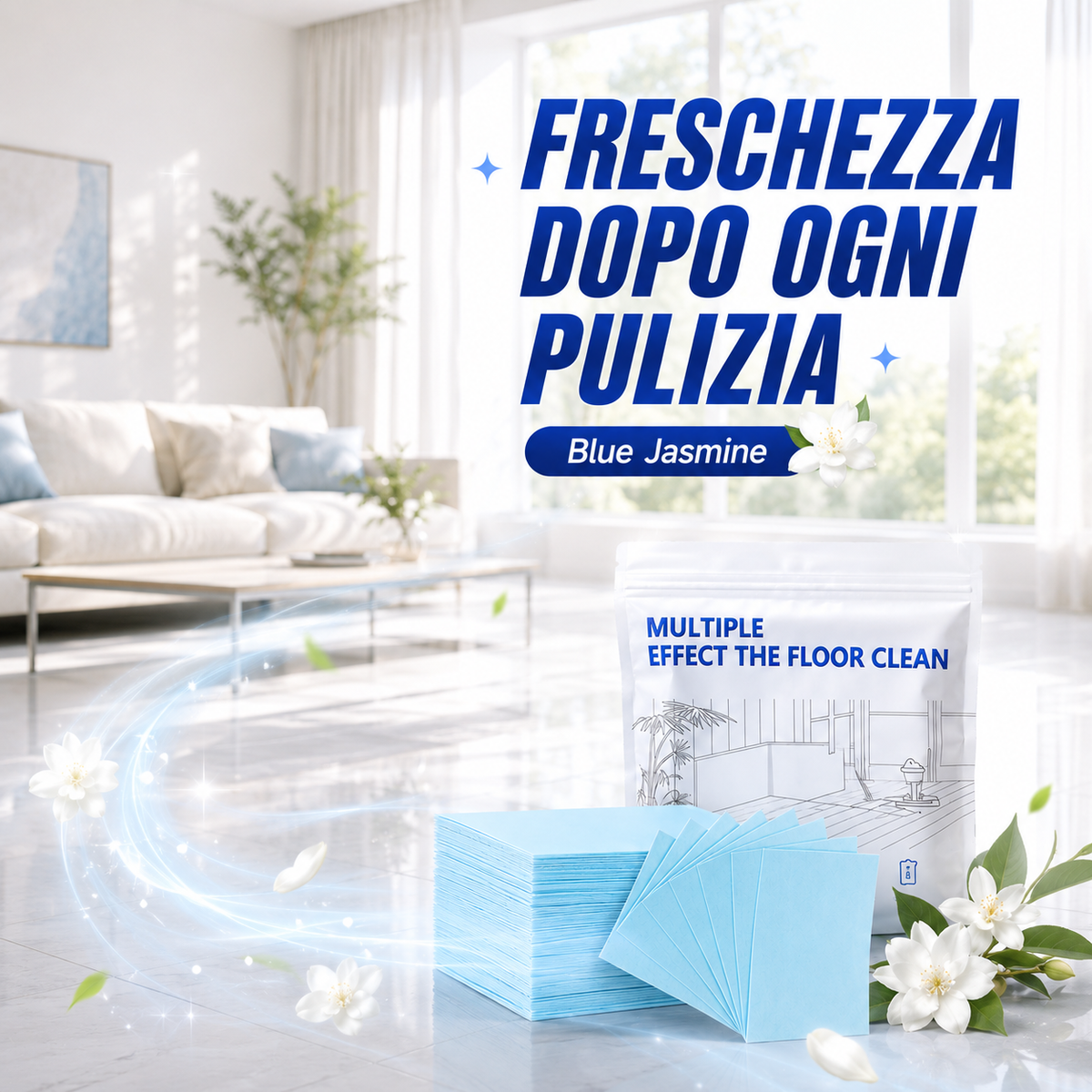 OFFERTA SPECIALE | Set da 50 Fogli Lavapavimenti