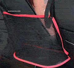 Porta borsa a rete per auto.