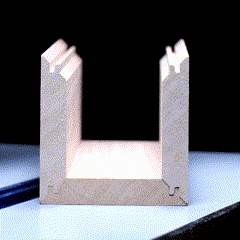 Fresa per troncatura a 45°
