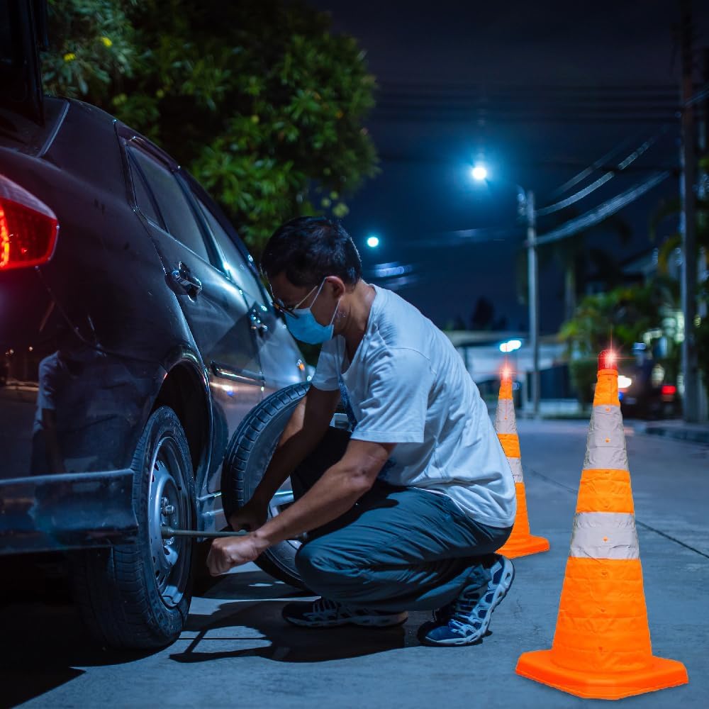 Cono stradale pieghevole