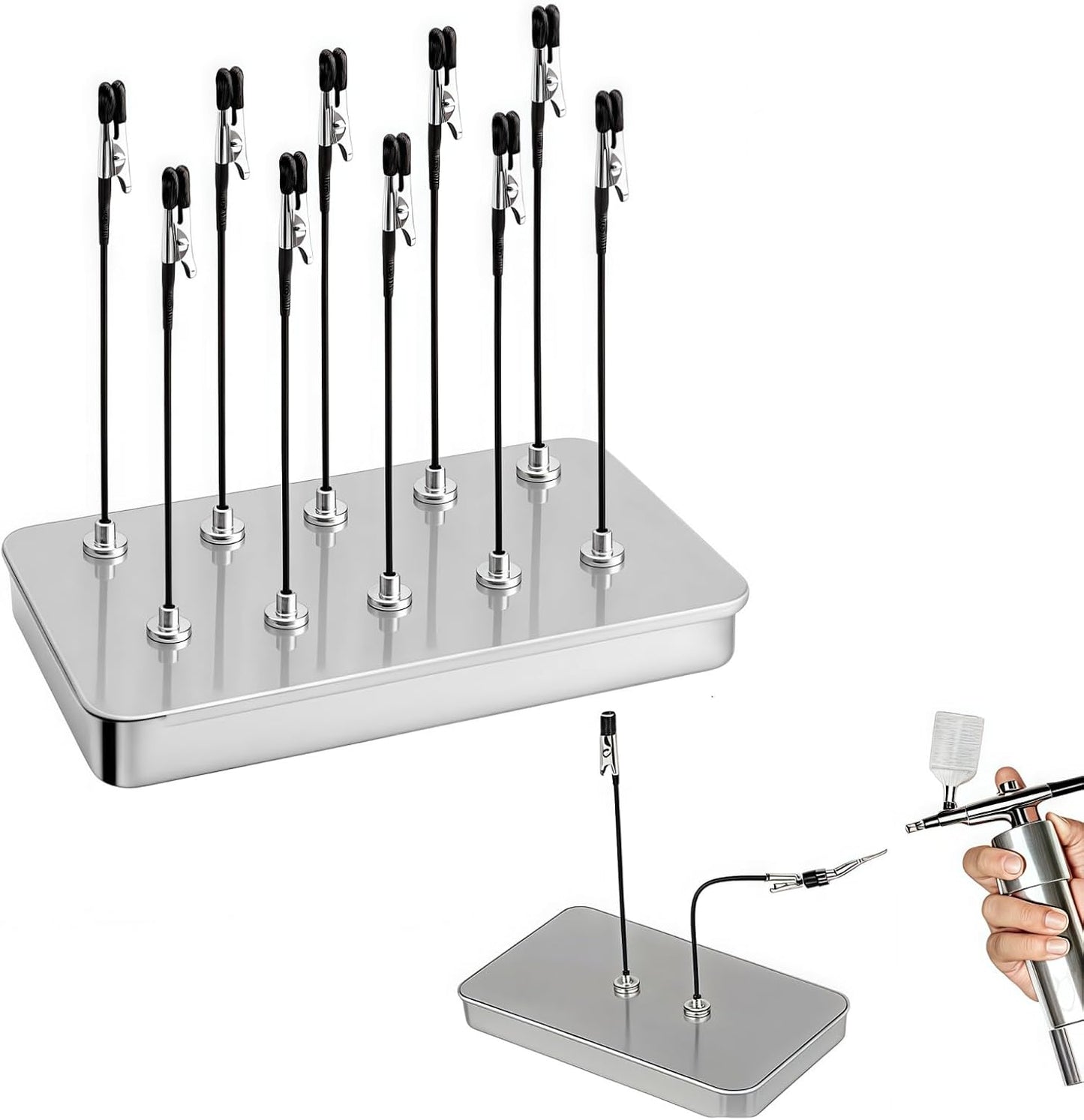 Clip flessibile per saldatura magnetica