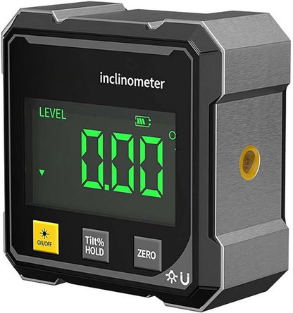 Inclinometro Digitale Laser ad Alta Precisione con Base Magnetica