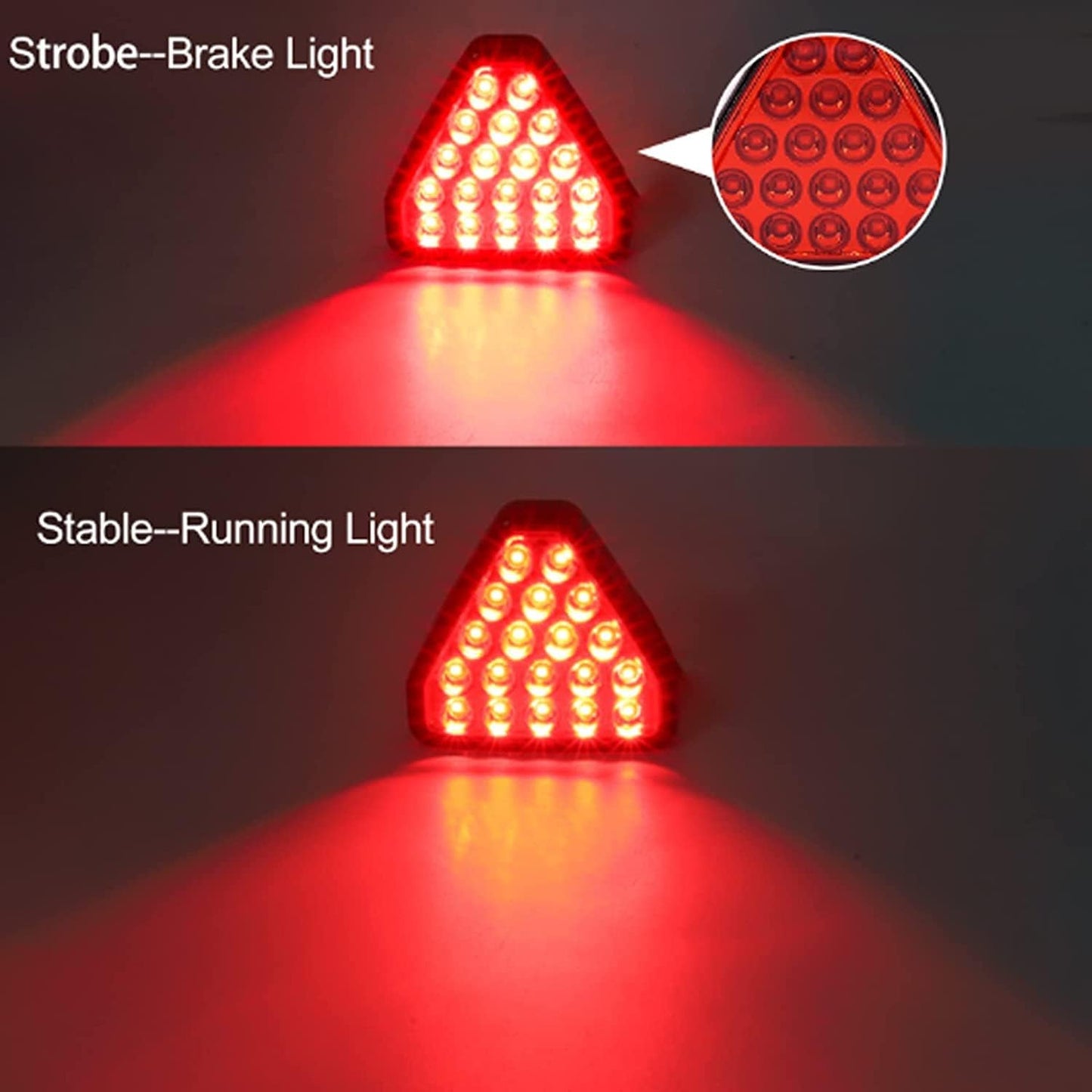Luce Freno Posteriore Triangolare per Auto