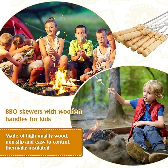 Spiedo in acciaio inox per BBQ