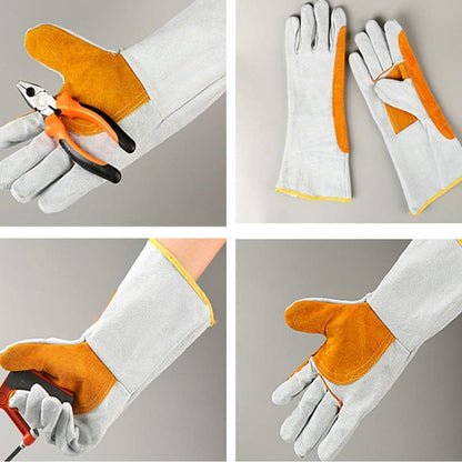 Guanti da saldatura in pelle per forgia