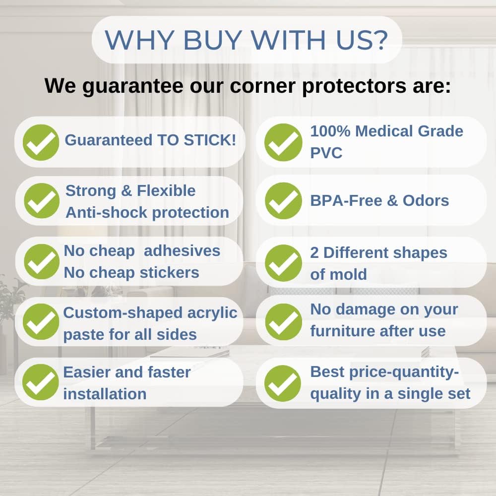 Protettore per Angoli e Bordi del Tavolo