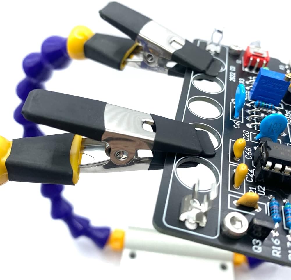 Morsa flessibile per saldatura per componenti elettronici