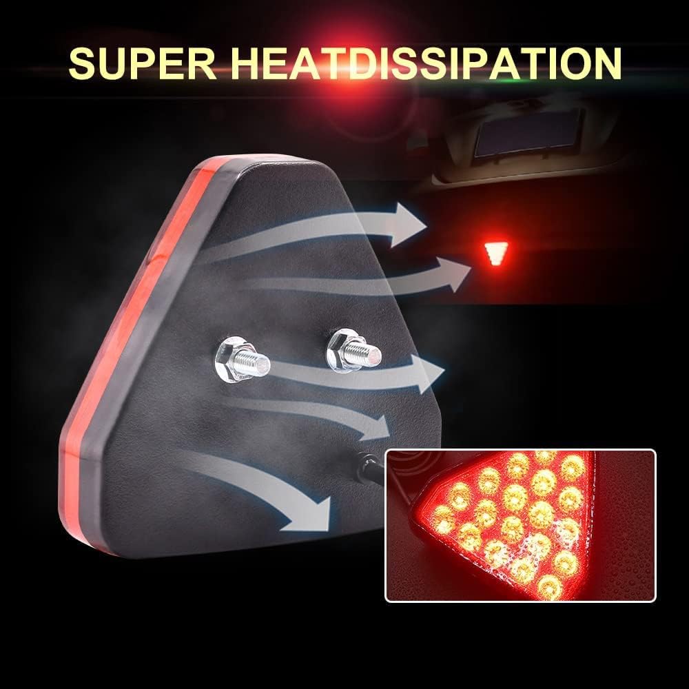 Luce Freno Posteriore Triangolare per Auto