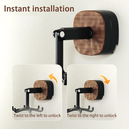 Gancio girevole per utensili a 360°