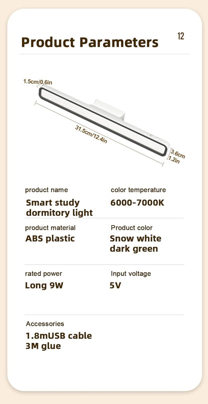 Lampada da tavolo a LED con sospensione magnetica