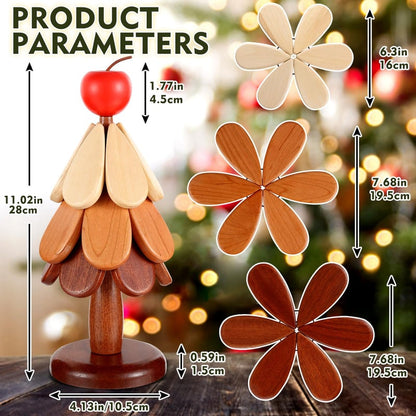 Sottopentola a forma di albero in legno naturale