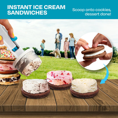 Cucchiaio per Gelato Sandwich con Rilascio Facile 🍪🍨